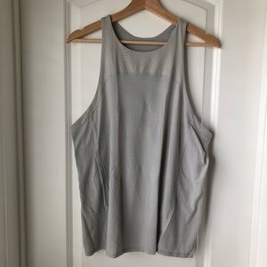 Lululemon Gray Open Back Tank Top Size 12